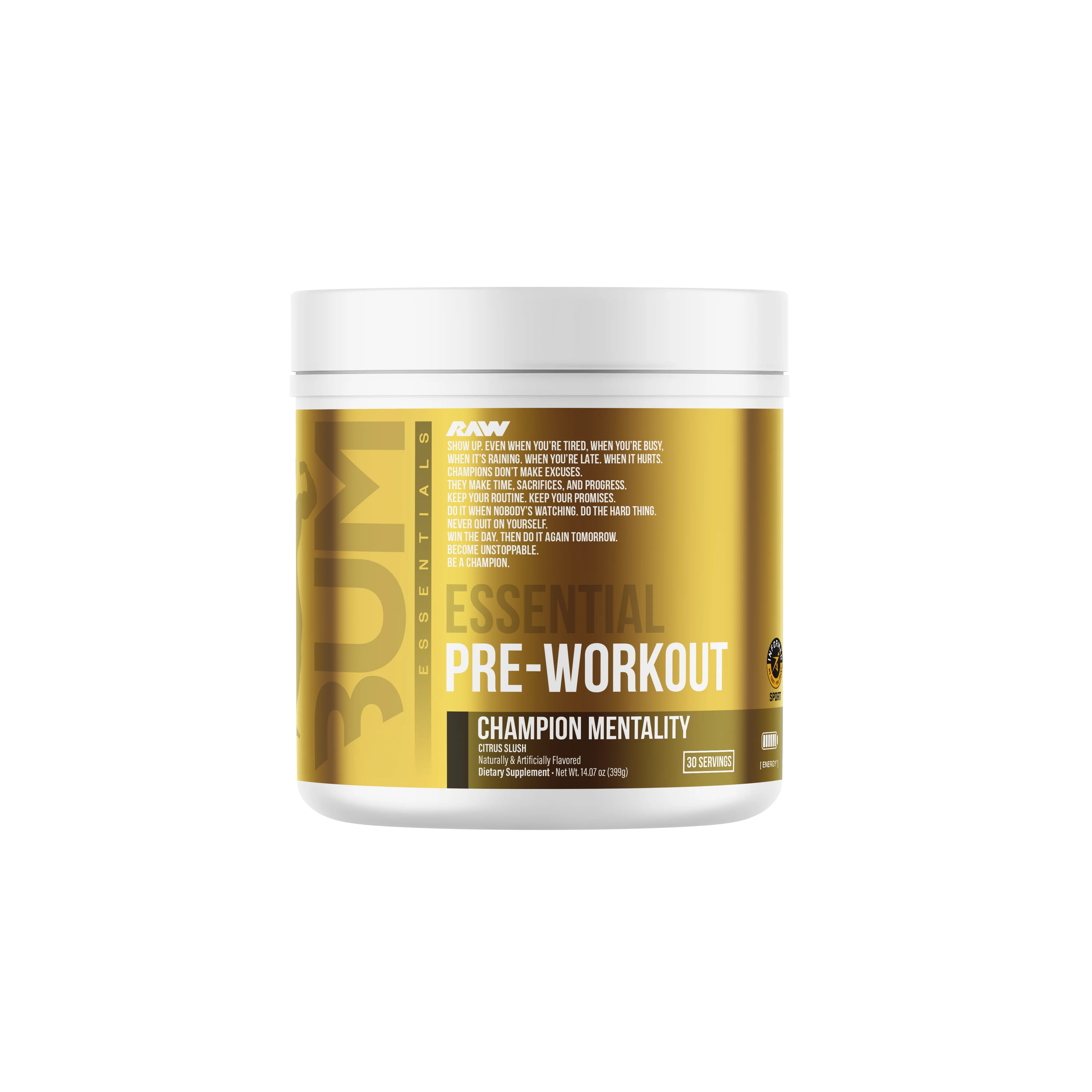 Bum X Raw Essential Pre Workout - Image 11