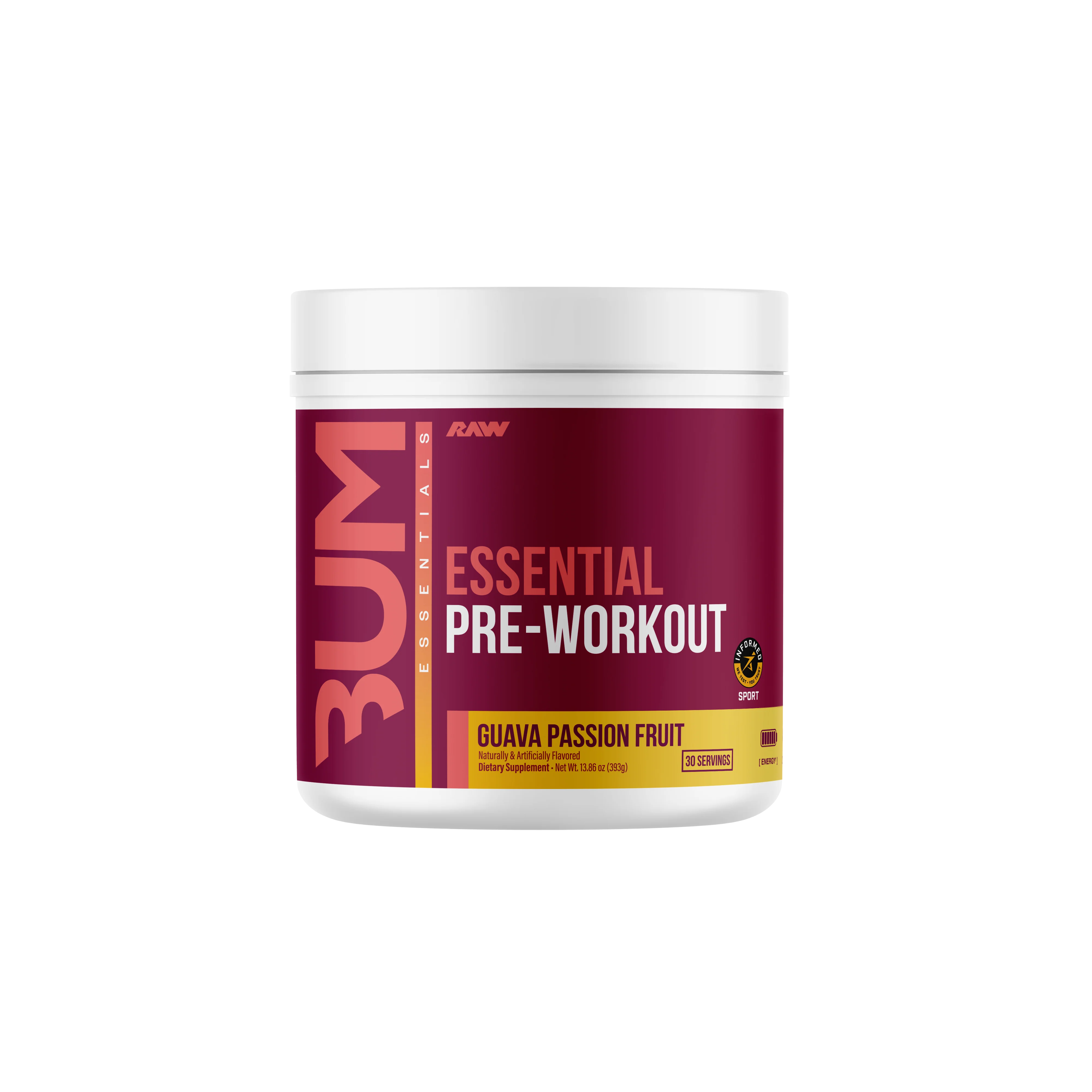 Bum X Raw Essential Pre Workout - Image 13